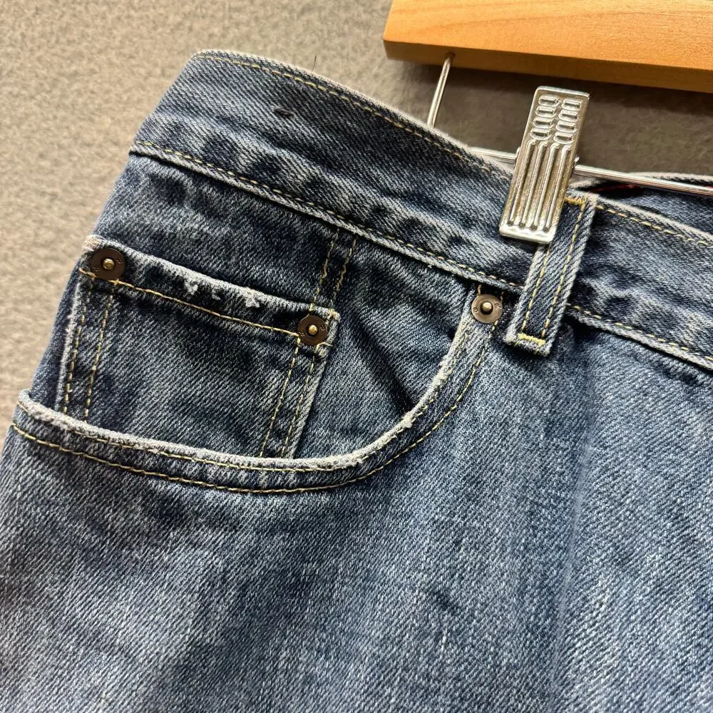 Banana Republic Jeans Relaxed Fit‎ Button Fly Mens 34x30 (35x29 ACTUAL) Denim
